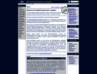 geriatrie-drg.de screenshot
