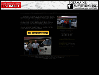 germainesurveying.com screenshot
