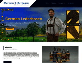 german-lederhosen.com screenshot