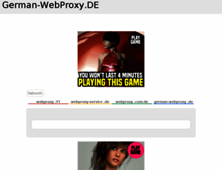 german-webproxy.de screenshot