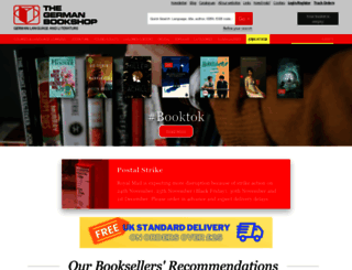 germanbookshop.co.uk screenshot