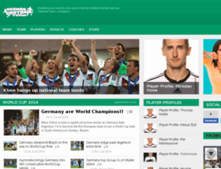 germanfootballteam.com screenshot