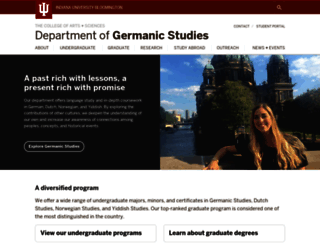 germanic.indiana.edu screenshot