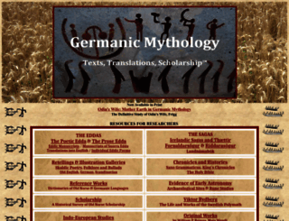 germanicmythology.com screenshot