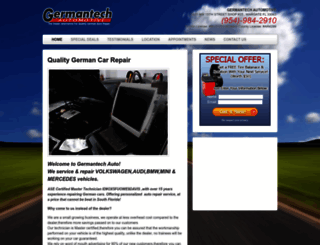 germantechautomotive.com screenshot