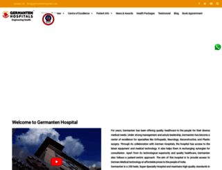 germantenhospitals.com screenshot