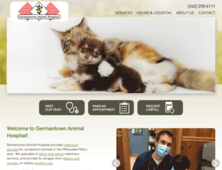 germantownanimalhospital.com screenshot