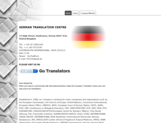 germantranslationcentre.com screenshot