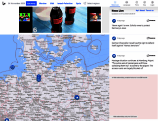 germany.liveuamap.com screenshot