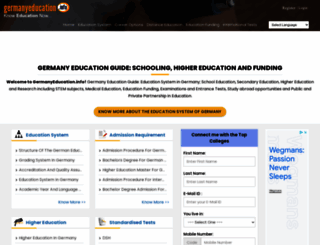 germanyeducation.info screenshot