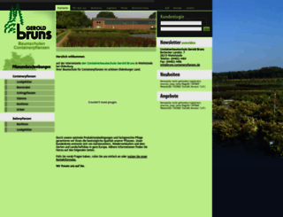 gerolds-bruns-containerbaumschule.de screenshot