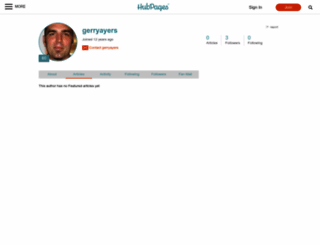 gerryayers.hubpages.com screenshot
