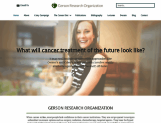 gerson-research.org screenshot