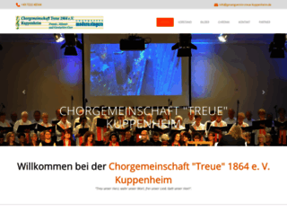 gesangverein-treue-kuppenheim.de screenshot