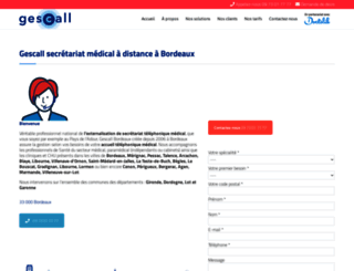gescall-bordeaux.fr screenshot