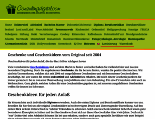 geschenkeprofi.com screenshot