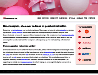 geschenkplein.nl screenshot