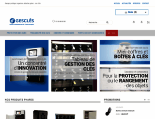 gescles.fr screenshot