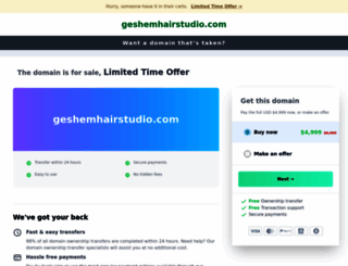 geshemhairstudio.com screenshot