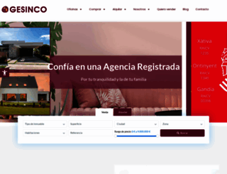 gesinco.es screenshot