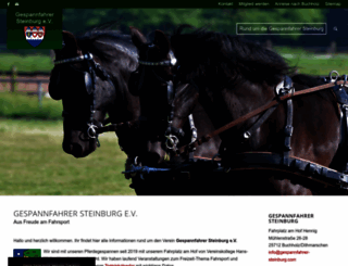 gespannfahrer-steinburg.com screenshot
