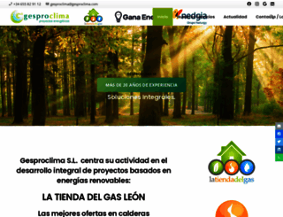 gesproclima.com screenshot
