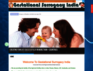 gestationalsurrogacyindia.com screenshot