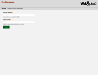 gestionale.wallanddeco.com screenshot