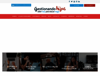gestionandohijos.com screenshot
