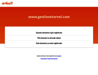 gestionetornei.com screenshot