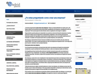 gestoriaemadrid.com screenshot