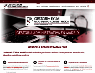 gestoriafgm.es screenshot