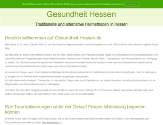 gesundheit-hessen.de screenshot