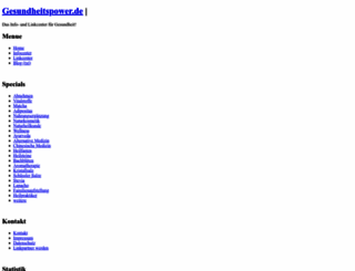 gesundheitspower.de screenshot