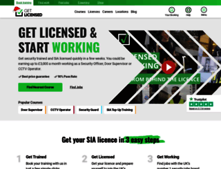 get-licensed.co.uk screenshot