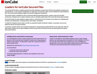 get-loader.ioncube.com screenshot