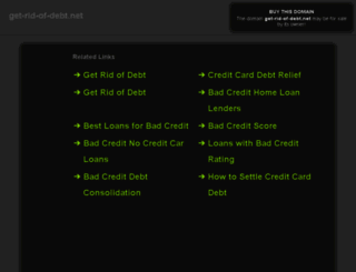 get-rid-of-debt.net screenshot
