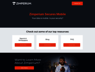 get.zimperium.com screenshot
