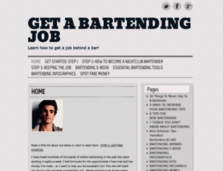 getabartendjob.com screenshot