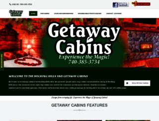 getaway-cabins.com screenshot