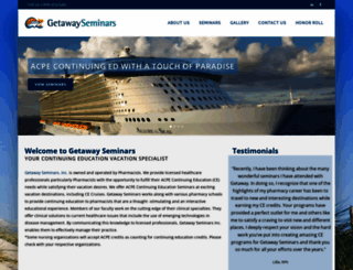 getawayseminars.com screenshot