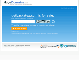getbackatex.com screenshot