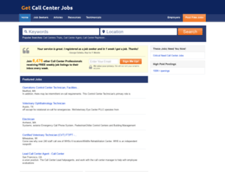 getcallcenterjobs.com screenshot
