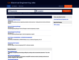 getelectricalengineeringjobs.com screenshot