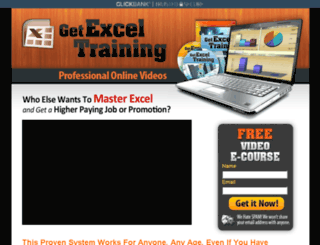 getexceltraining.com screenshot