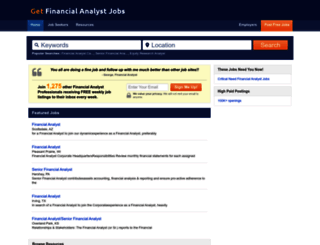 getfinancialanalystjobs.com screenshot