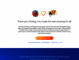 getfirebug.com screenshot