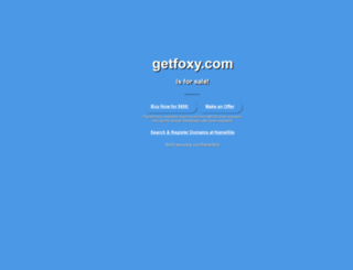 getfoxy.com screenshot