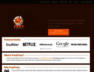getfoxyproxy.org screenshot
