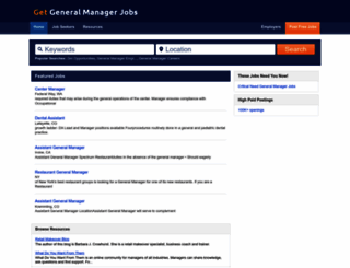 getgeneralmanagerjobs.com screenshot